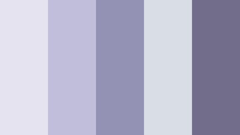 lilac haze promenade misty horizon color palette with hex codes