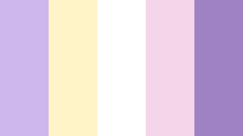 lilac lemonade lavender and white beauty store color color palette with hex codes