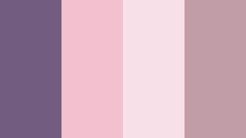 lilac rose keepsake smoky lilac color palette with hex codes