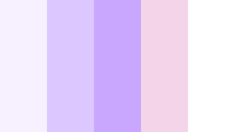 lilac screen bloom shorts color palette color palette with hex codes