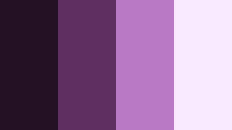 lilac smoke reverie midnight plum color palette with hex codes