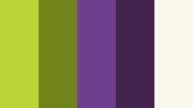 lime plum voltage complementary color color palette with hex codes