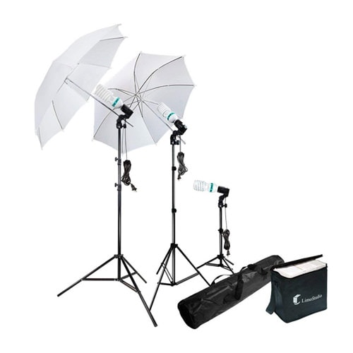 LimoStudio Umbrella Continuous Lighting Kit