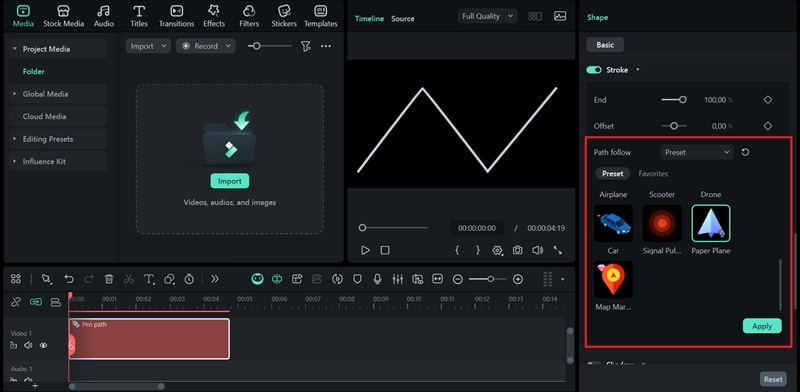 add and bind object to follow