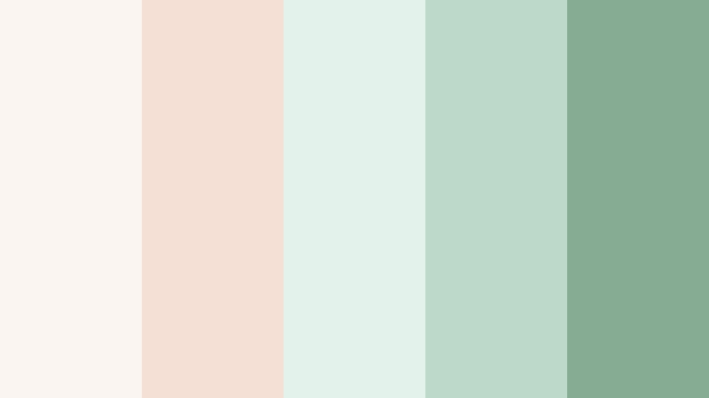 linen bouquet sage mint sage color palette with hex codes