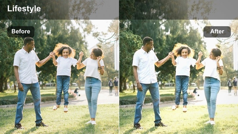Vlogger sitting on a couch with a blanket, talking to the camera in a cozy living room.