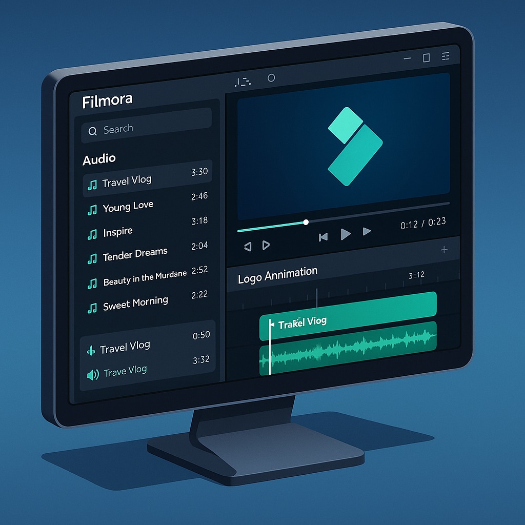 wondershare filmora for logo intro