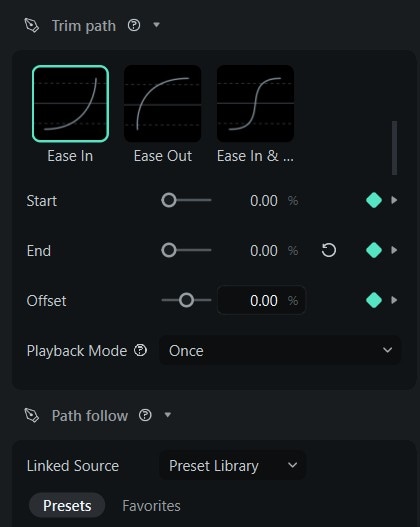 Filmora animation presets