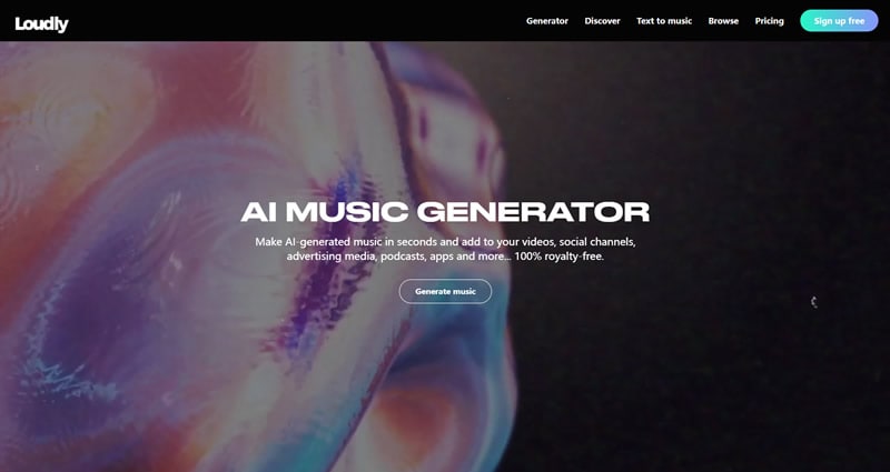 loudly ai music composer