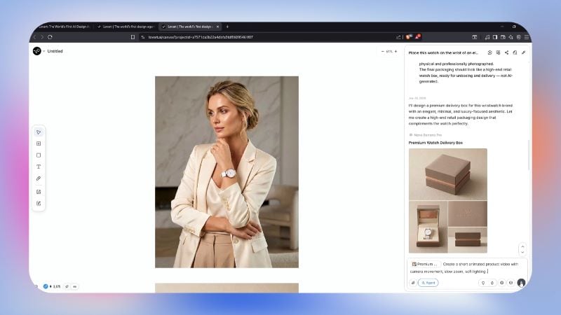 select an image and type a prompt