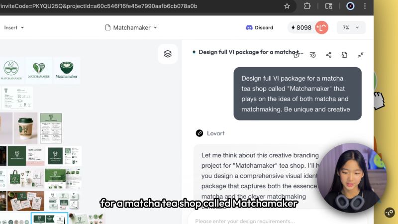 create brand identity in lovart ai