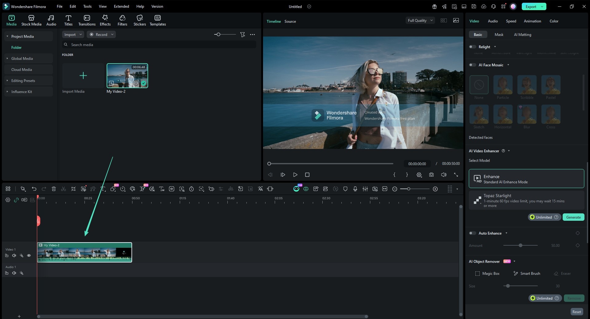 import clips to filmora