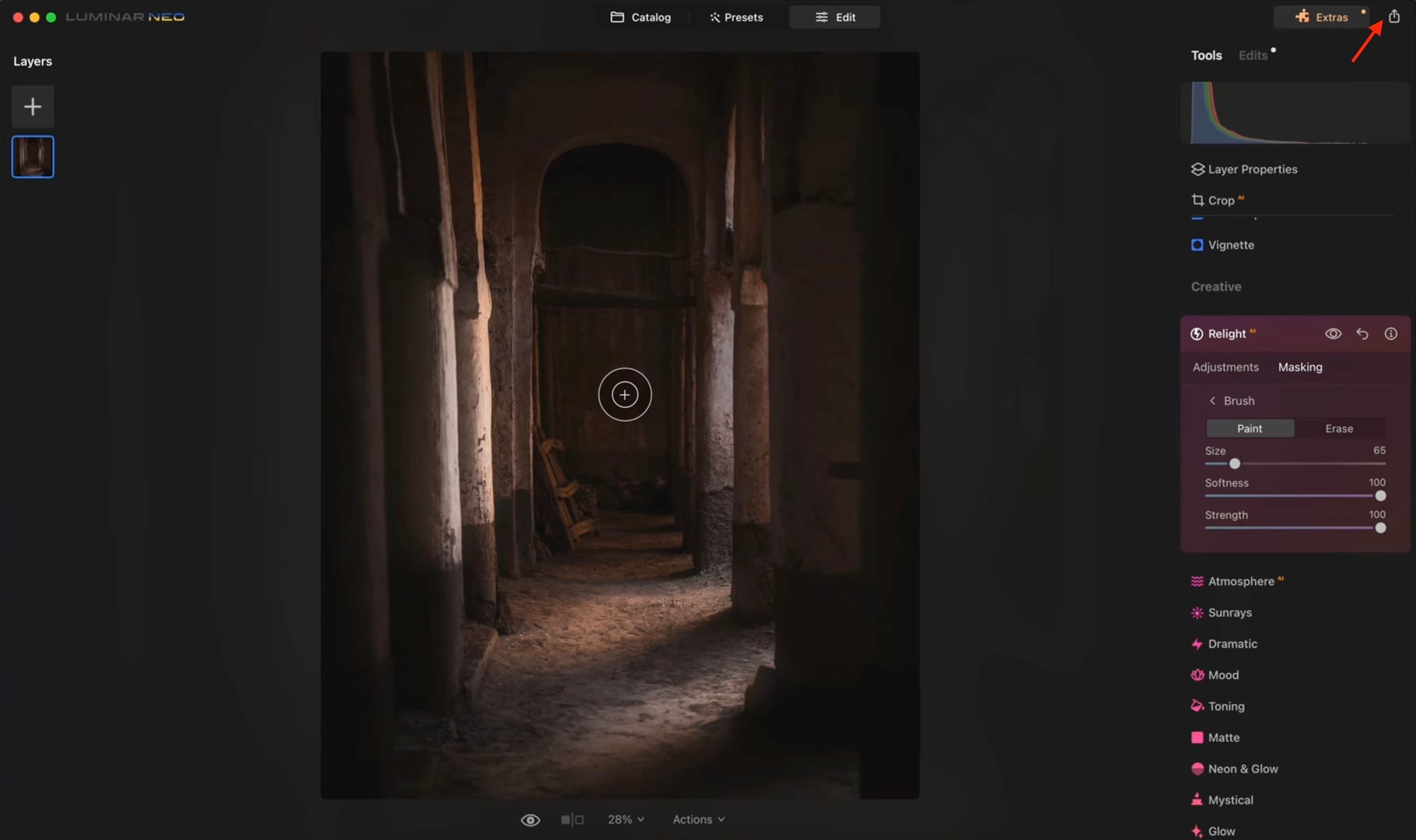 save or export your project