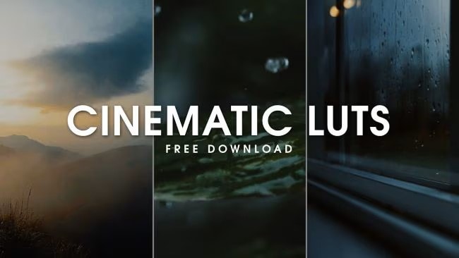 Cinematic LUT filter pack in Filmora.