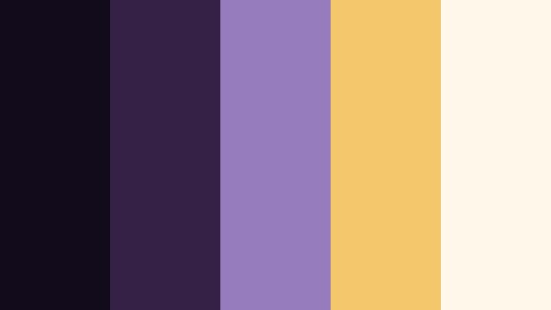 luxury night premiere eclipse violet color palette with hex codes