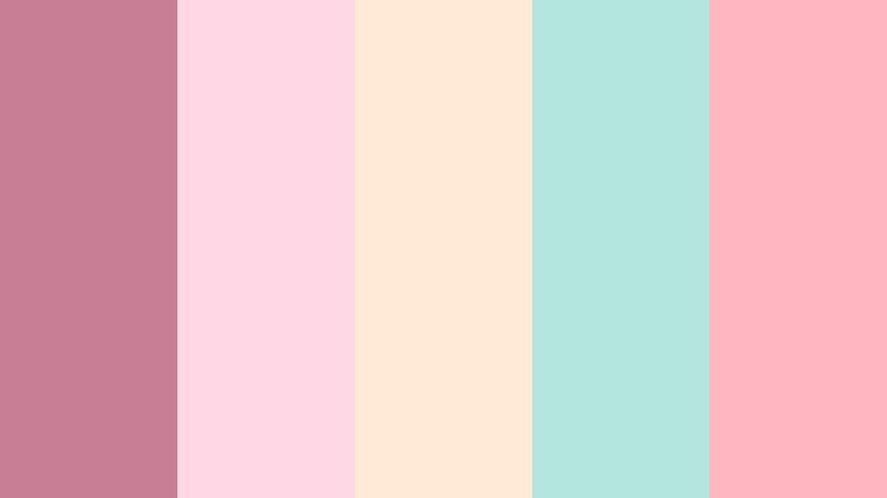 macaron rose party antique rose color palette with hex codes