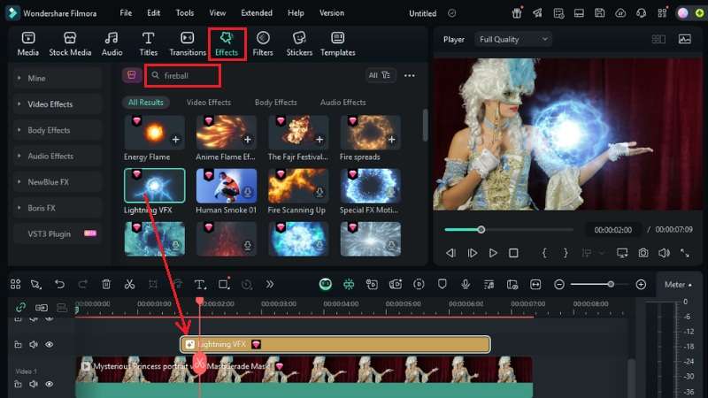 apply the magic effect
