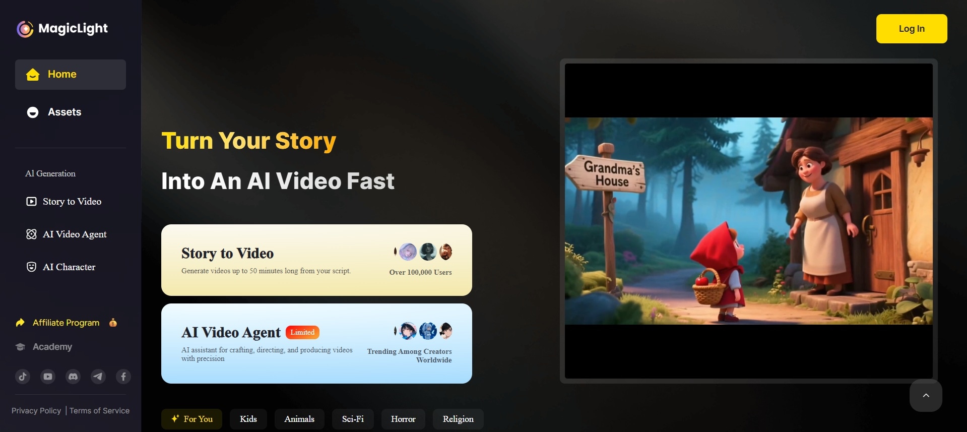 magic light ai features and usability