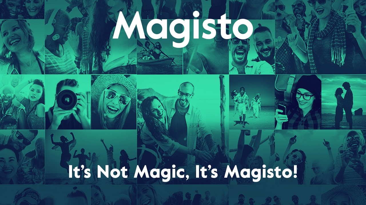 promotional image for the magisto app