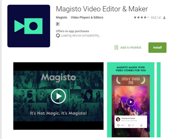 magisto editing app