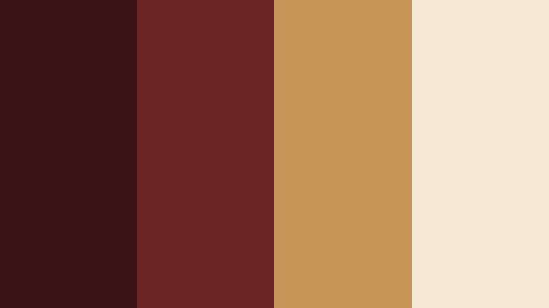 mahogany gold signature deep mahogany red color palette with hex codes