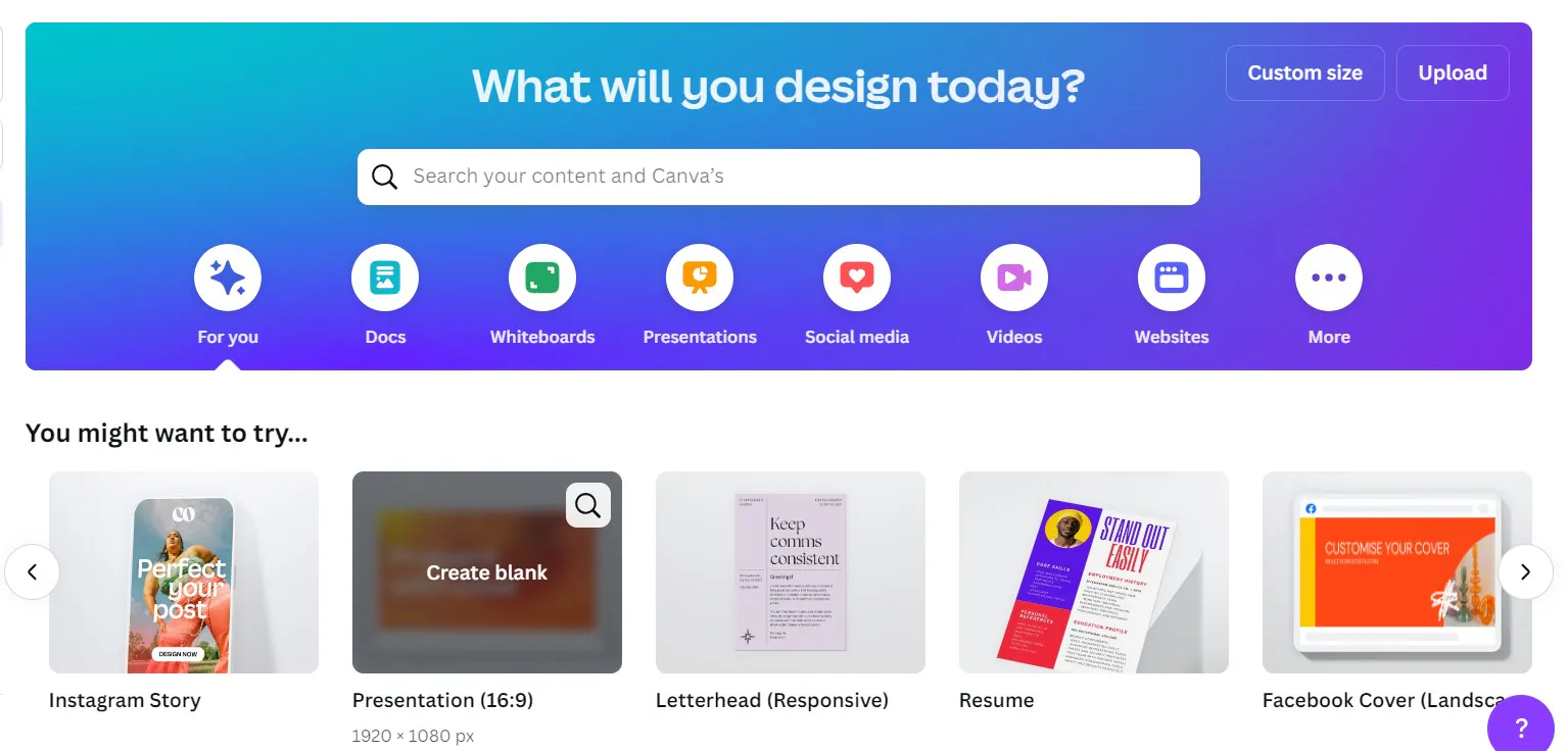 presentations in canva