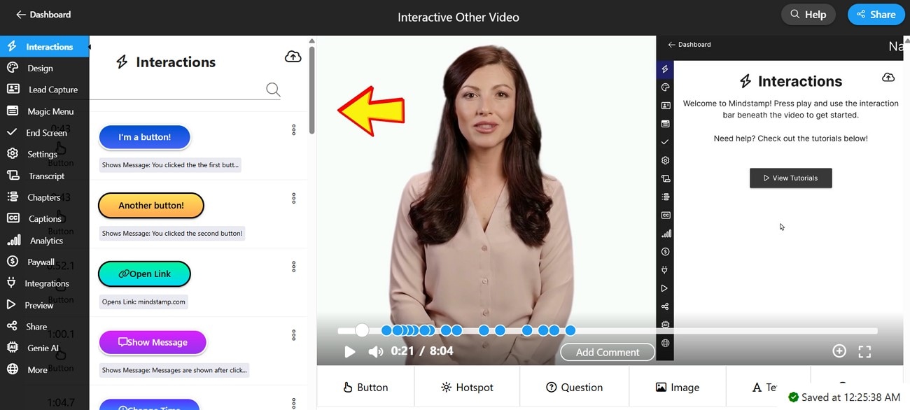 personalize interactive video with mindstamp