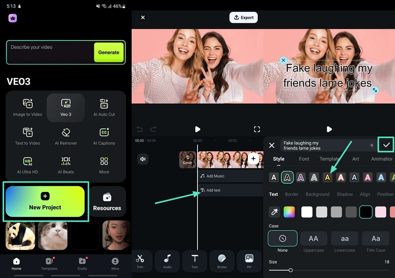 start manual meme video generation