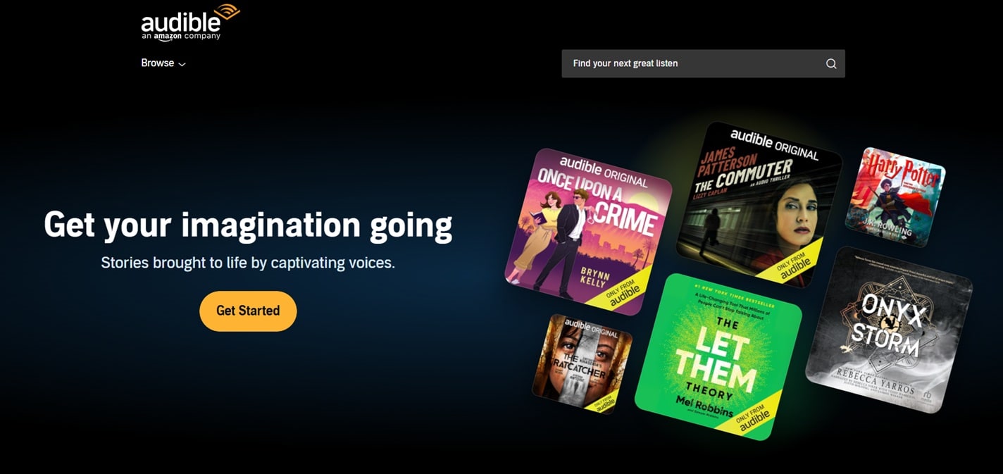 audible main window