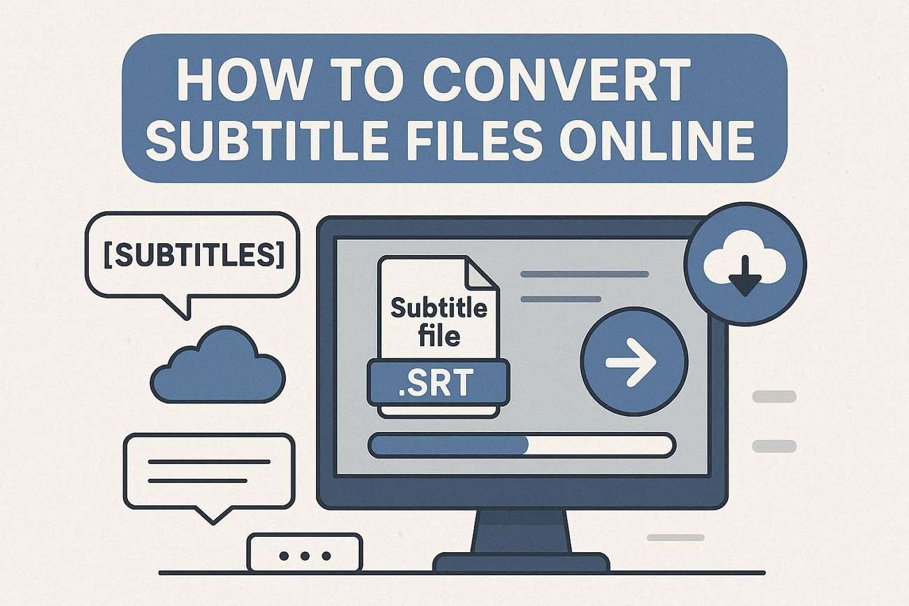 convert subtitle files online guide