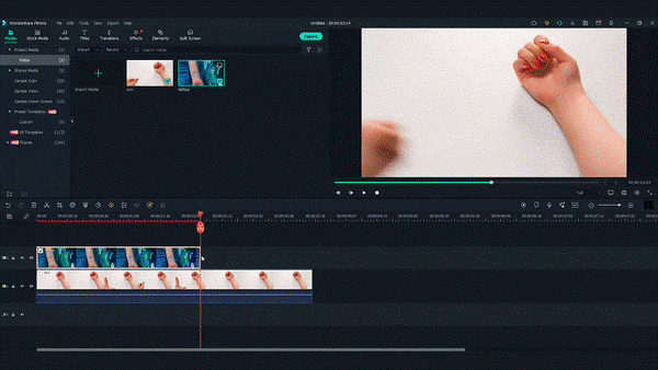 filmora effects application