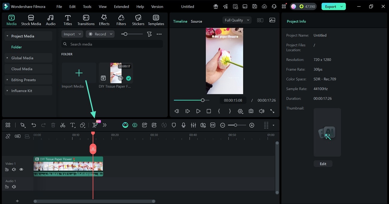 select ai extend feature