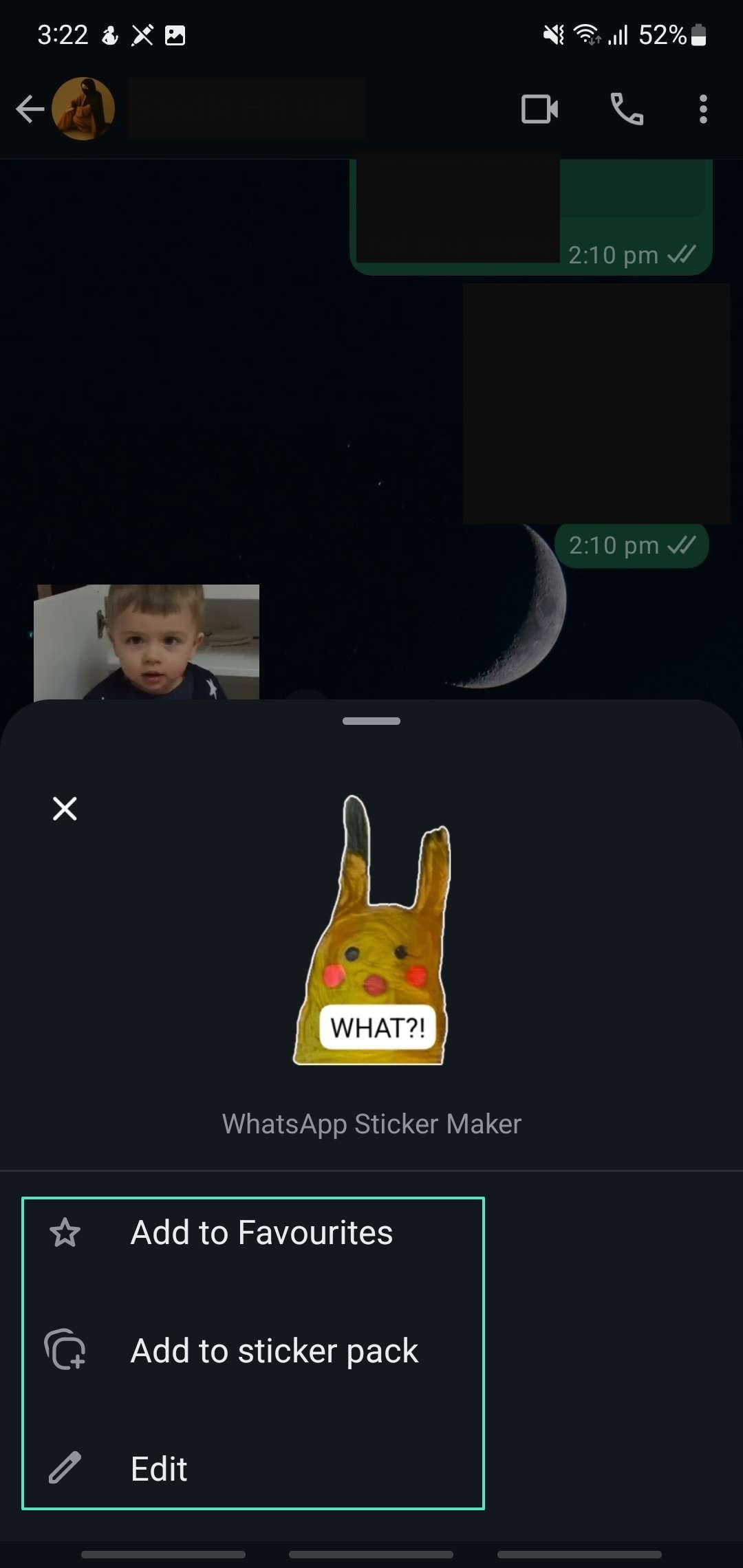 save whatsapp sticker generated favourites
