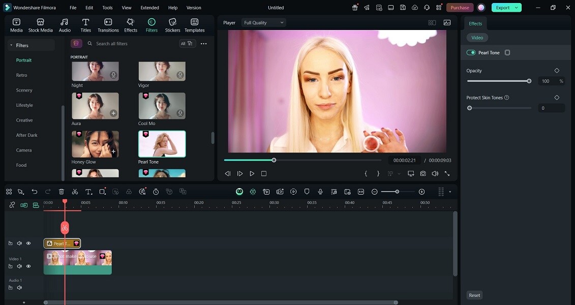 effects menu