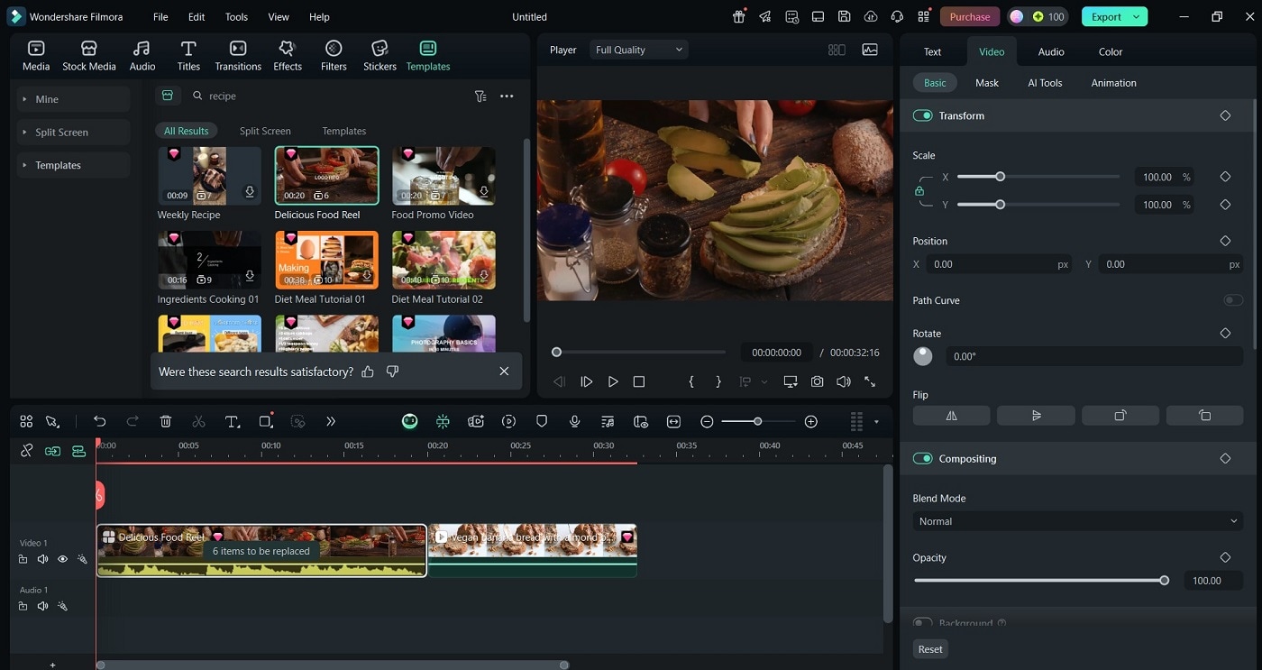 editing your template