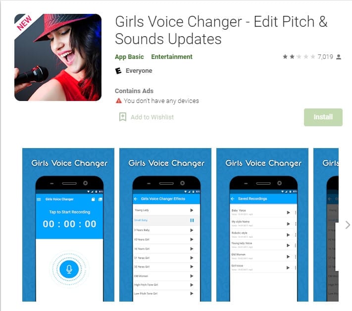  Girls Voice Changer