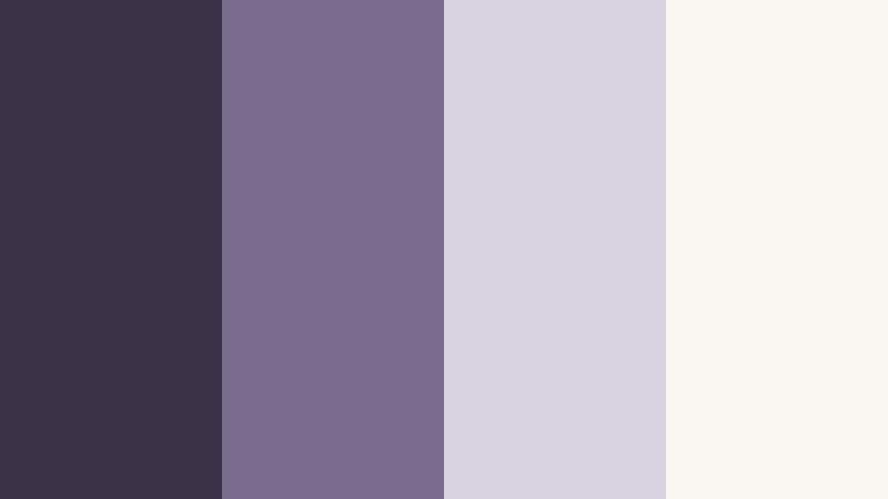 marble lobby reverie stormy violet color palette with hex codes