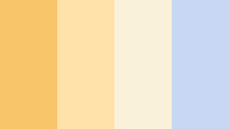 marigold cloud pastels soft marigold color palette with hex codes
