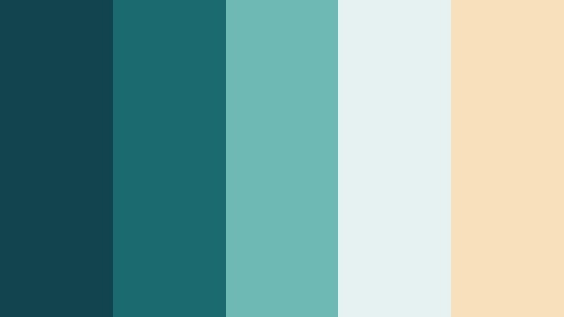 mariner sketchbook marine teal color palette with hex codes