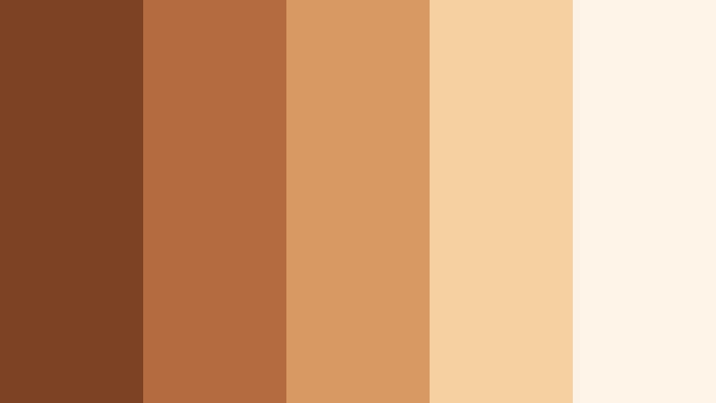 market stall harvest burnt caramel color palette with hex codes