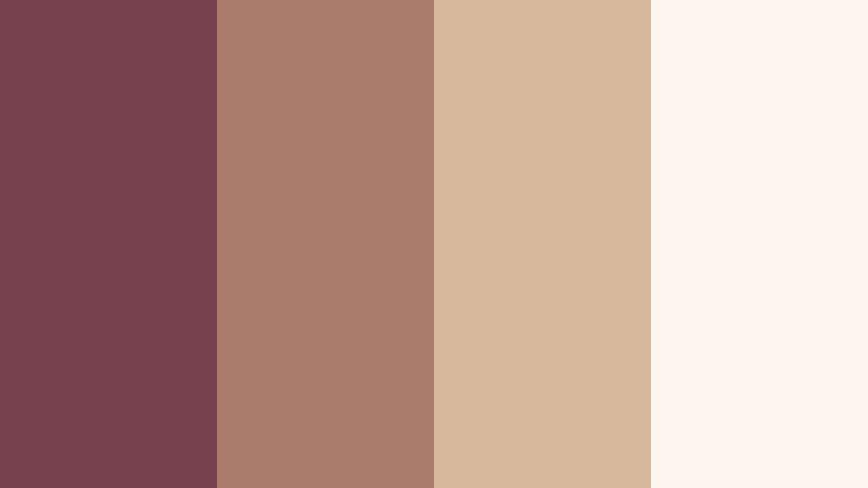 maroon latte interface dusty maroon color palette with hex codes