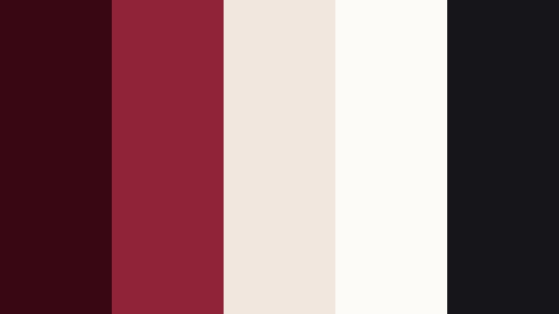 maroon minimal luxe midnight maroon color palette with hex codes