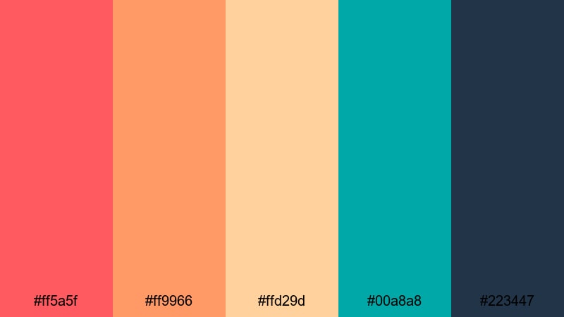 marrakech rooftop party moroccan color palette with hex codes
