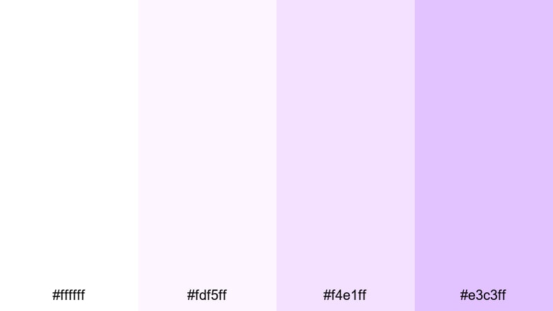 marshmallow cloud soft white color palette with hex codes