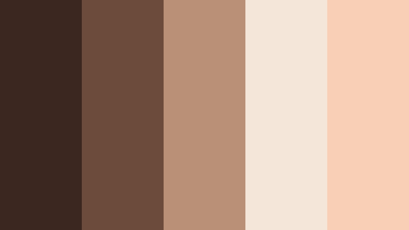 marshmallow mocha night soft cocoa brown color palette with hex codes