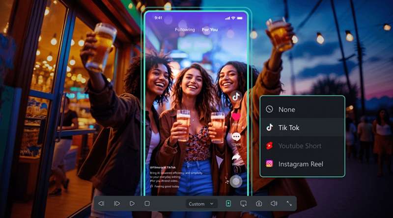 using masking for tiktok clip