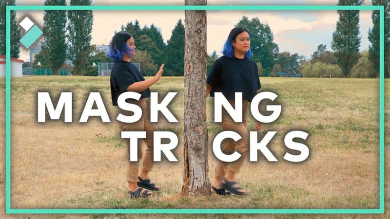 clone person with masking technique