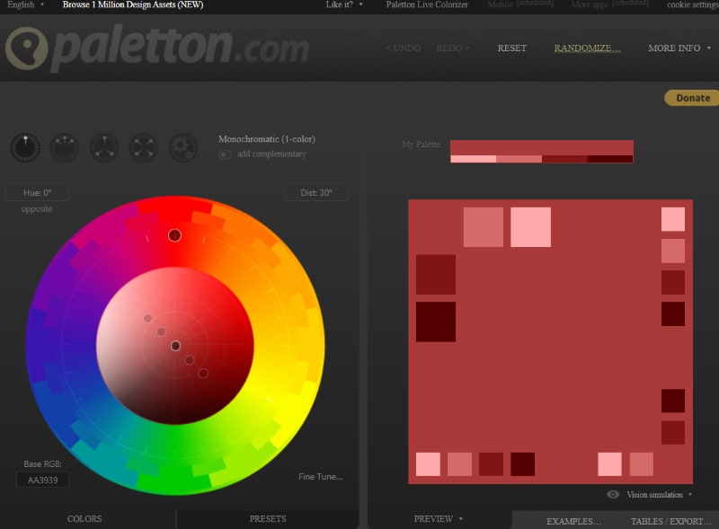 paletton color match generator