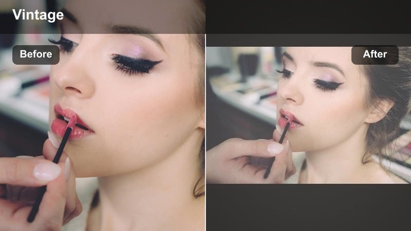 Portrait reel with matte, film-like contrast and faded colors