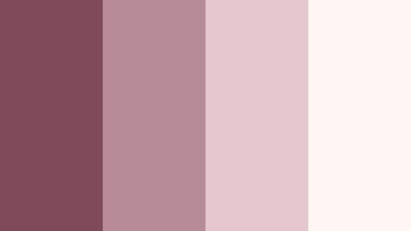 mauve cloud morning dusty maroon color palette with hex codes